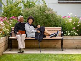 couple sitting on bench